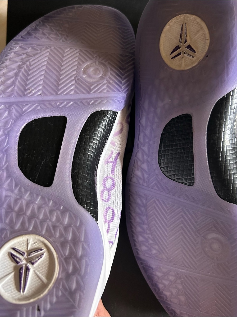 Nike Kids Big Boys Sz 5 Kobe 8 Protro Court Purple Basketball Sneakers w/Box NEW - Picture 13 of 14